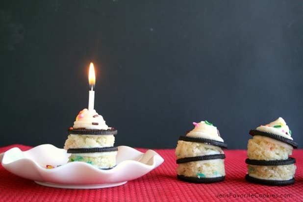 Jen's Favorite Cookies — Funfetti Oreo Stacks