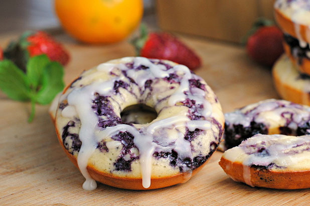 Prevention RD — Blueberry Lemon Glazed Donuts 