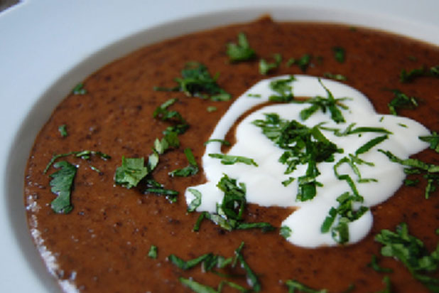 Blockbuster Vegetarian Crock-Pot Black Bean Soup