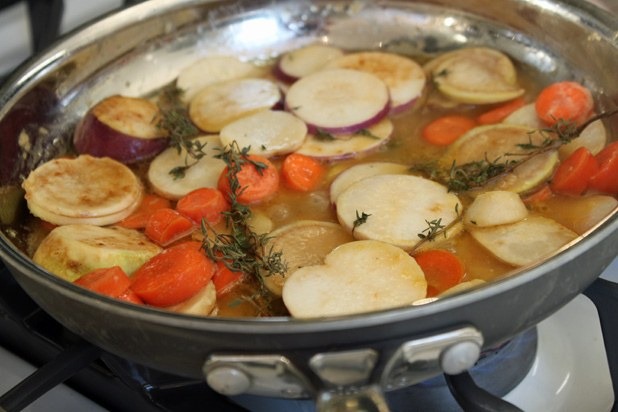 5. Braised Turnips and Carrots