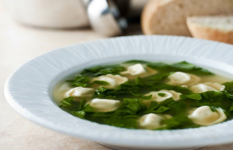 Spinach Tortellini Soup