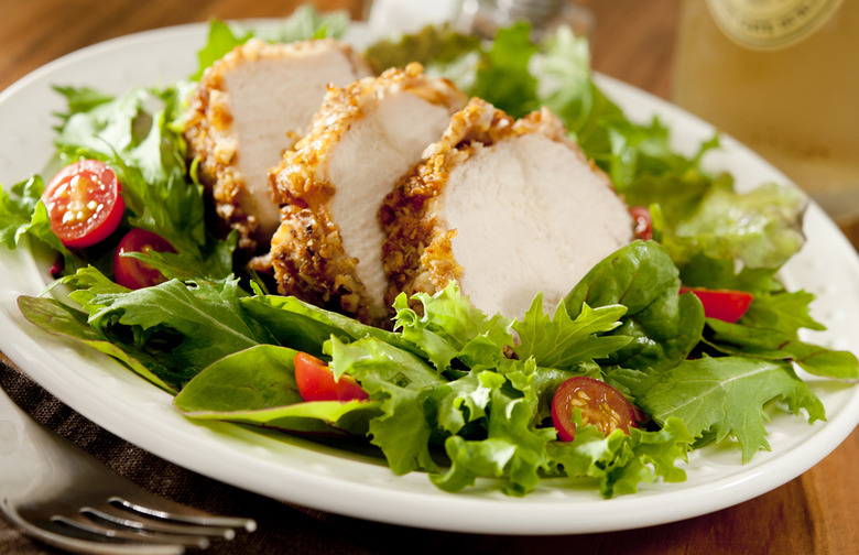 Pecorino-Crusted Spring Chicken