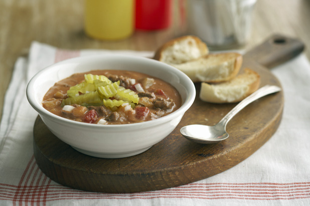 All-American Cheeseburger Soup