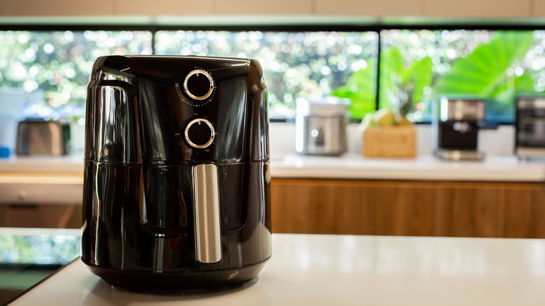 air fryer on countertop