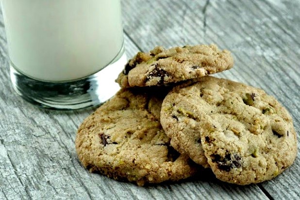 Dark Chocolate Pistachio Chocolate Chip Cookies