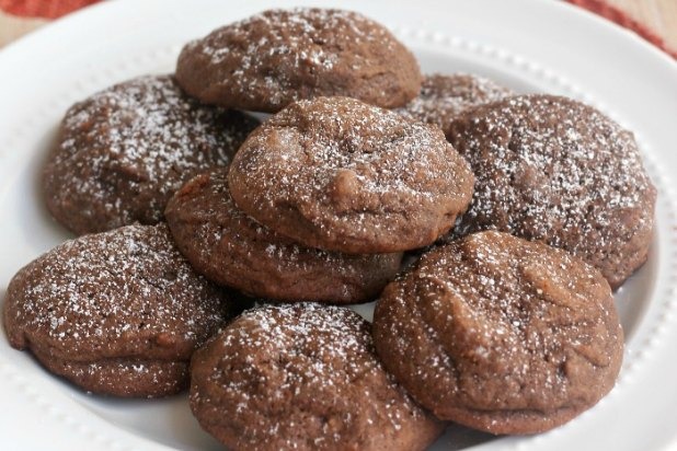 Dark Chocolate Pumpkin Cookies