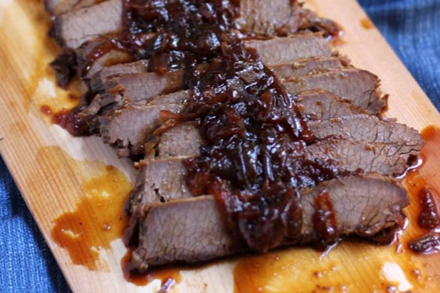 Beer Brisket with Onion Gravy Recipe