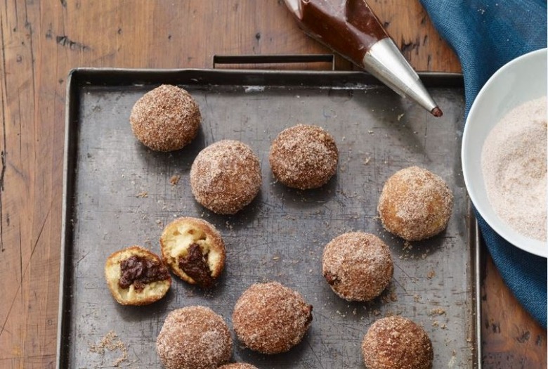 Brownie-Filled Doughnut Holes