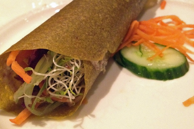 Raw Vegetable Wrap