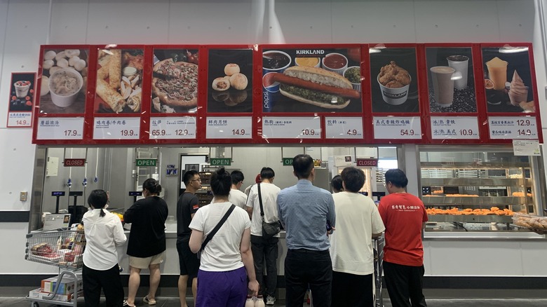 Costco China food court menu