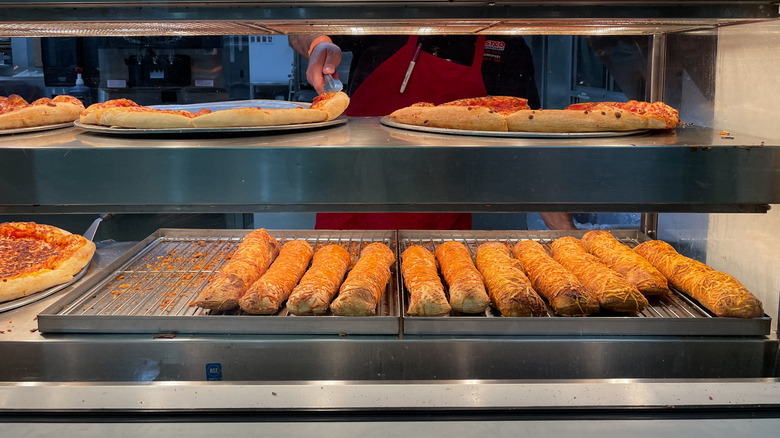 Costco pizza and chicken bakes