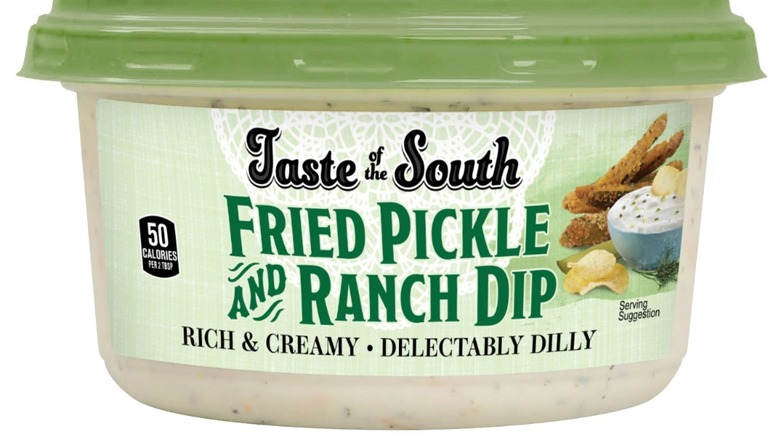 tub of ranch pickle dip