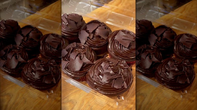 open pack of costco mini all american chocolate cakes