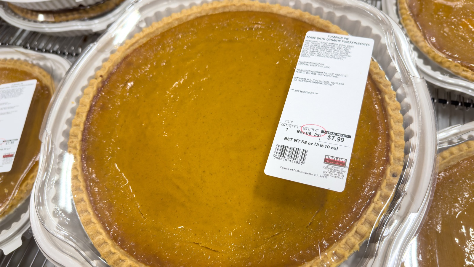 Costco's Fabled Pumpkin Pie Is Back Way Ahead Of Schedule