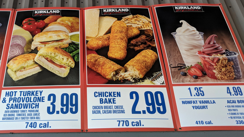 Costco menu Chicken Bake