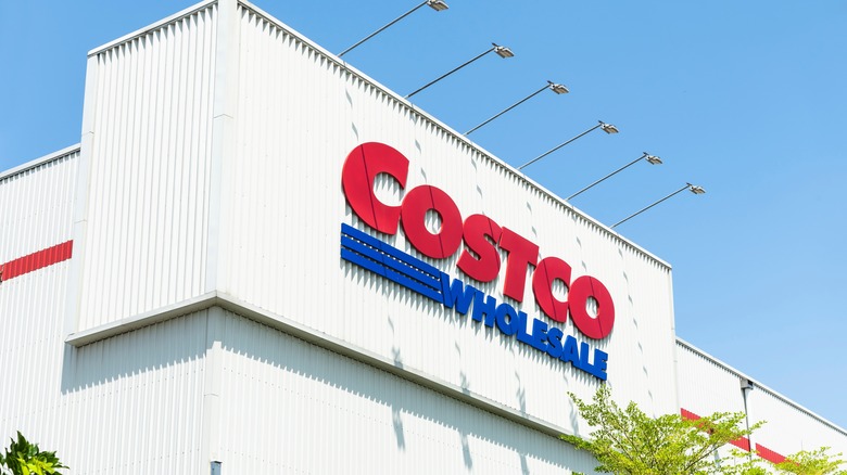 Costco storefront and signage