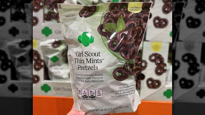 Girl Scout Thin Mint Pretzels