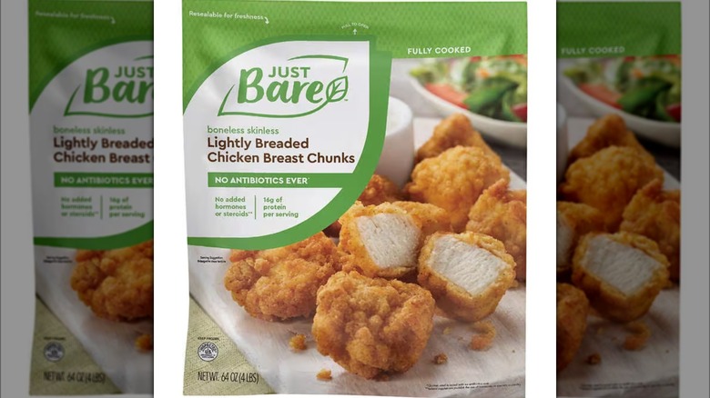 Just Bare chicken nugget package