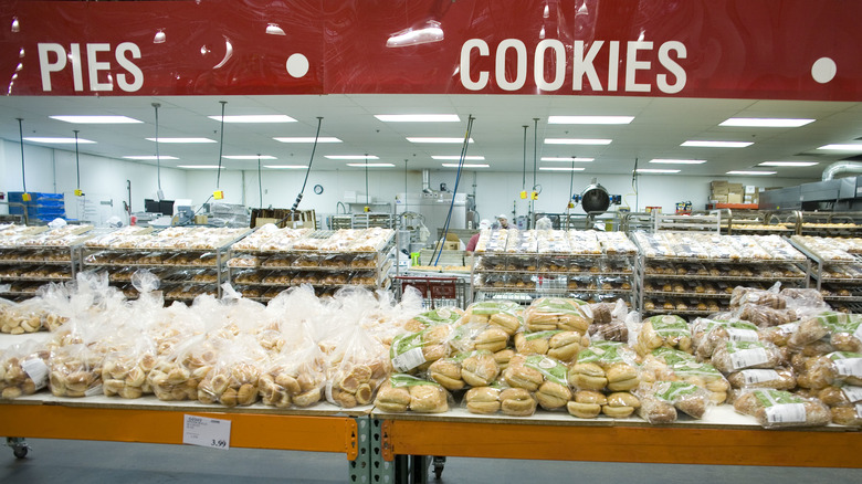 Fresh baked goods at Costco