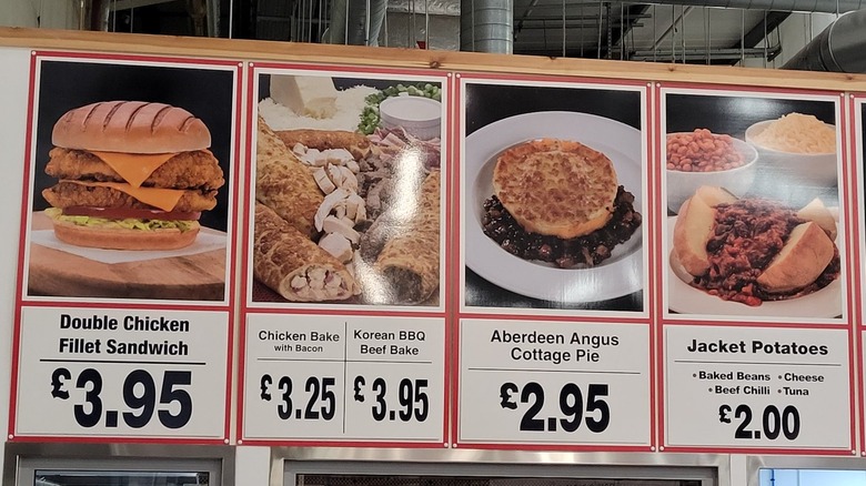 Costco Scotland food court menu
