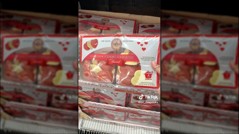 heart ravioli in Costco refrigerator