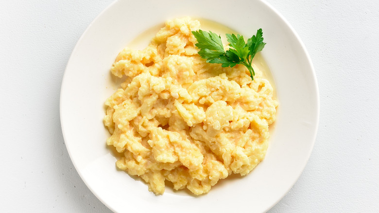 Scrambled Eggs with Cottage Cheese - My Gorgeous Recipes