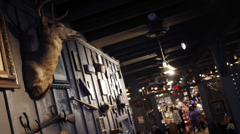 Cracker Barrel interior 