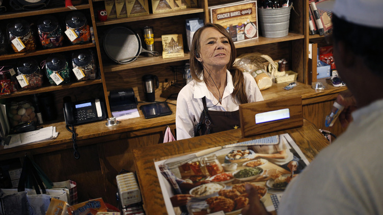 Cashier at Cracker Barrel 