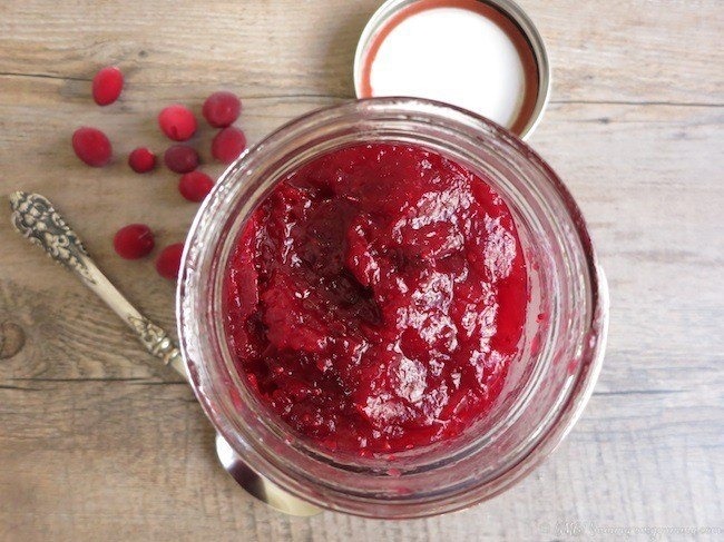 cranberry orange jam