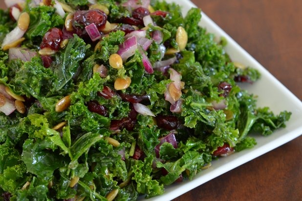 Sweet and Savory Kale Salad