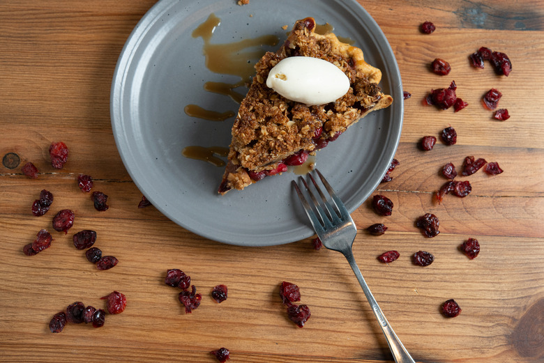 Cranberry-Apple Cobbler Pie