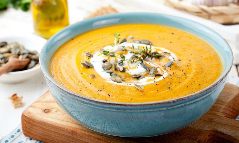 creamy pumpkin soup