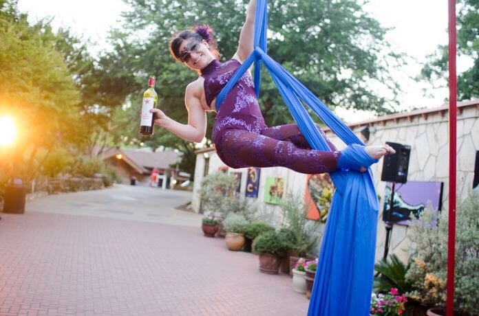 Aerial bartenders