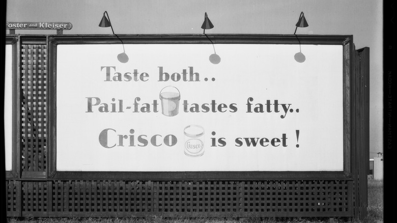 vintage Crisco billboard