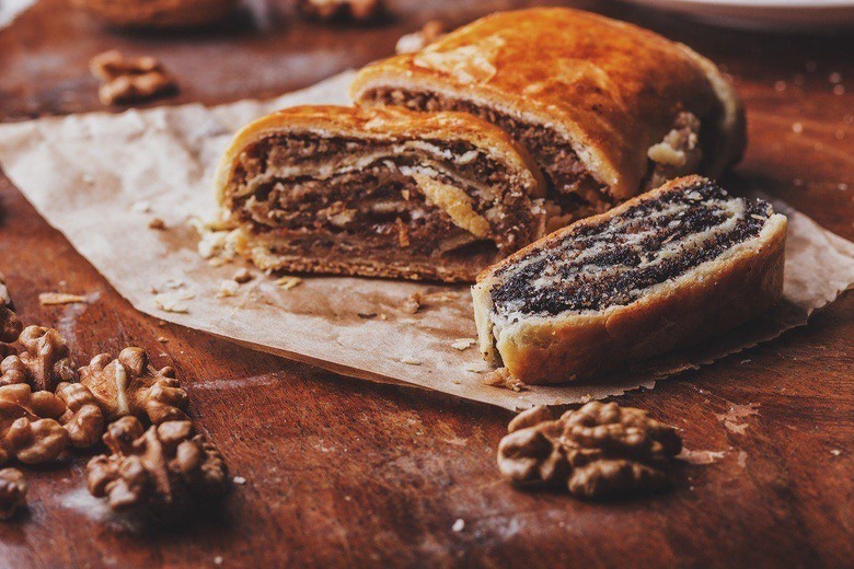 Croatian Walnut, Hazelnut, and Poppyseed Strudels