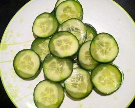 Cucumber Salad with Vinegar-Soy Dressing