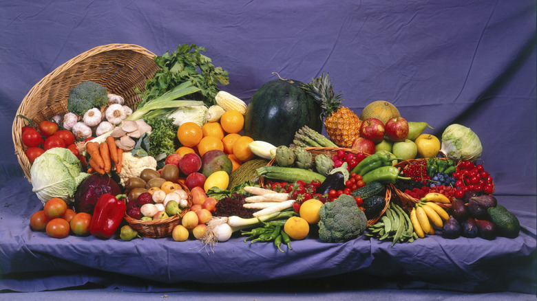 Fruits and vegetables