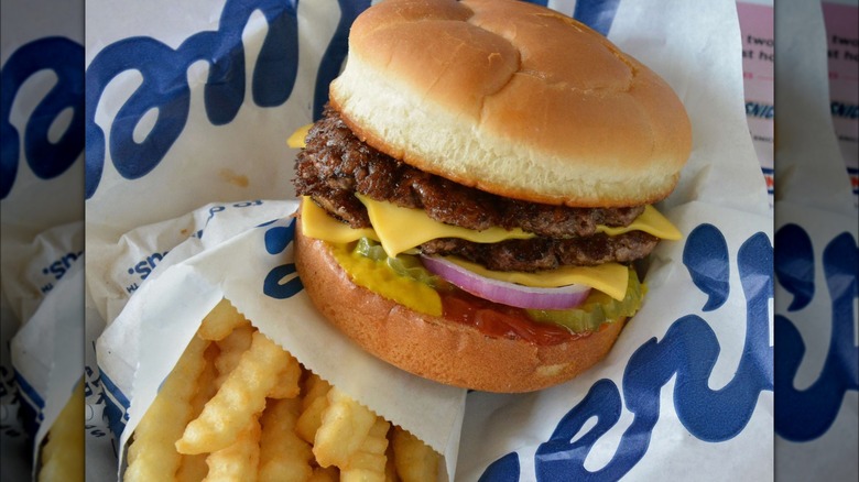 Culver's burger and fries