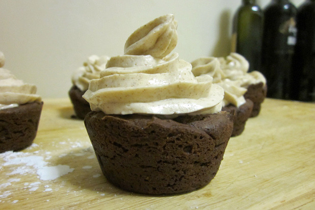 Chocolate-Tabasco Cupcakes with Cinnamon Frosting