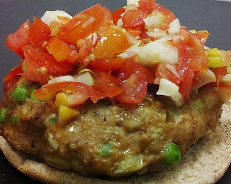 Curry Chicken Burgers