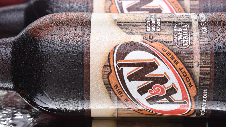 A&W Root Beer with Aged Vanilla label