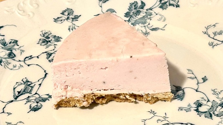 Daiya strawberry cheezecake slice