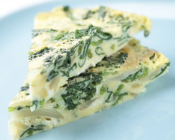 Dandelion Leek Frittata