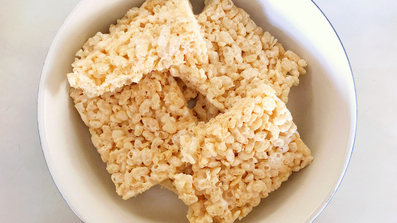 Bowl of Rice Krispie Treats