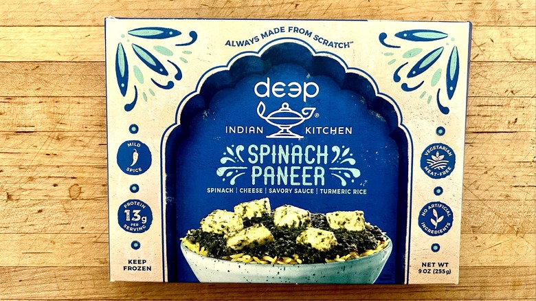 Spinach Paneer entree