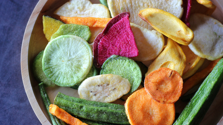 dehydrated vegetables and fruits