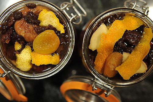 Gin Fruit and Brandy Fruit 