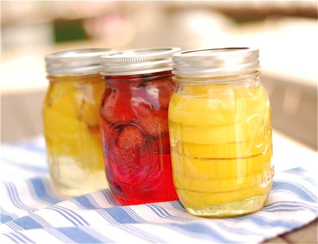 Homemade Fruit Vodkas 