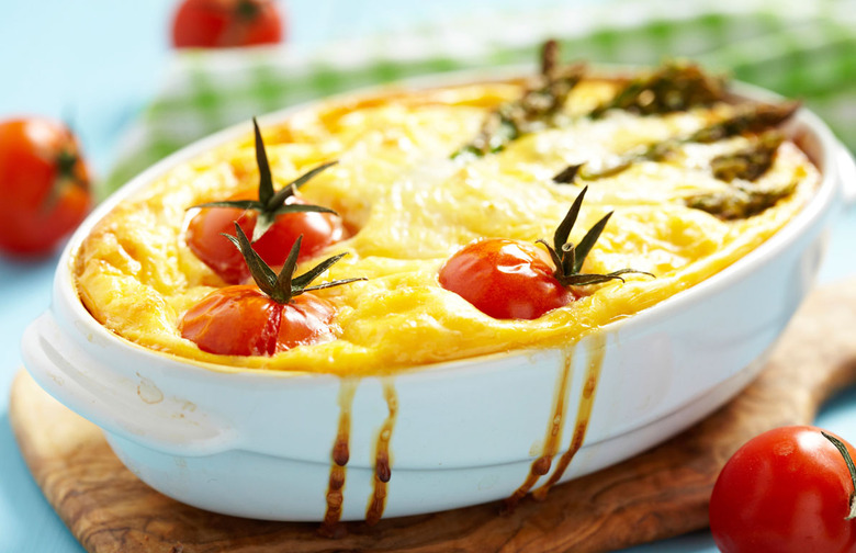 Farro, Cherry Tomato, and Carrot Gratin with Asiago