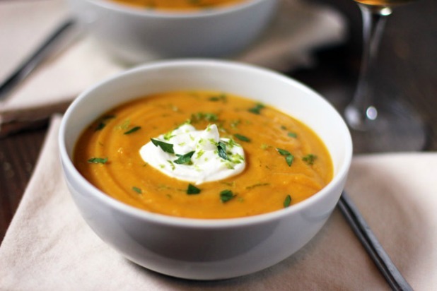 Curried Butternut Squash Soup